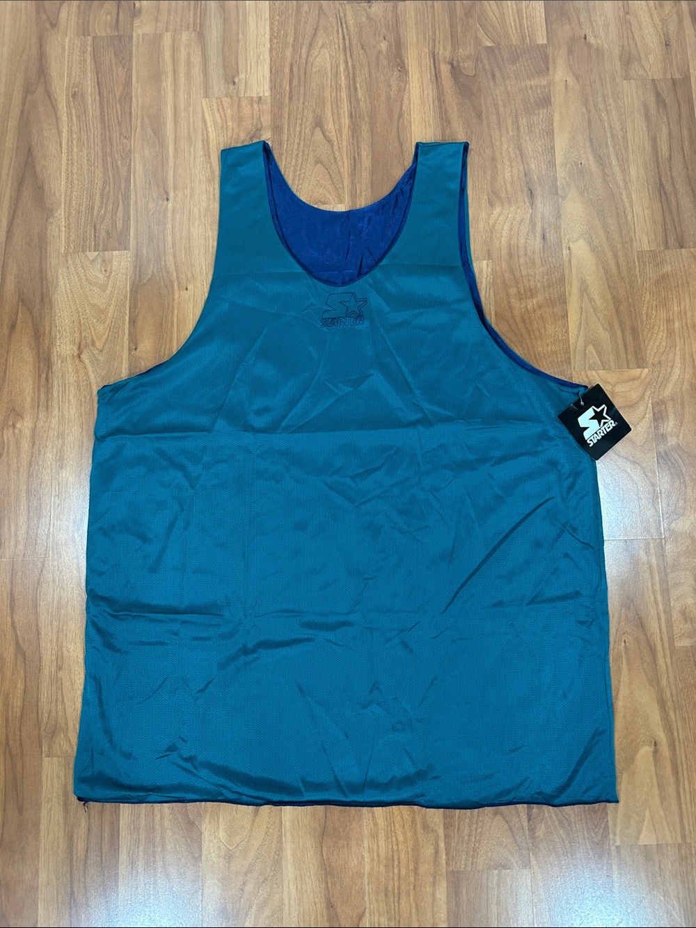 STARTER Reversible Mesh Training Jersey in Teal and Navy